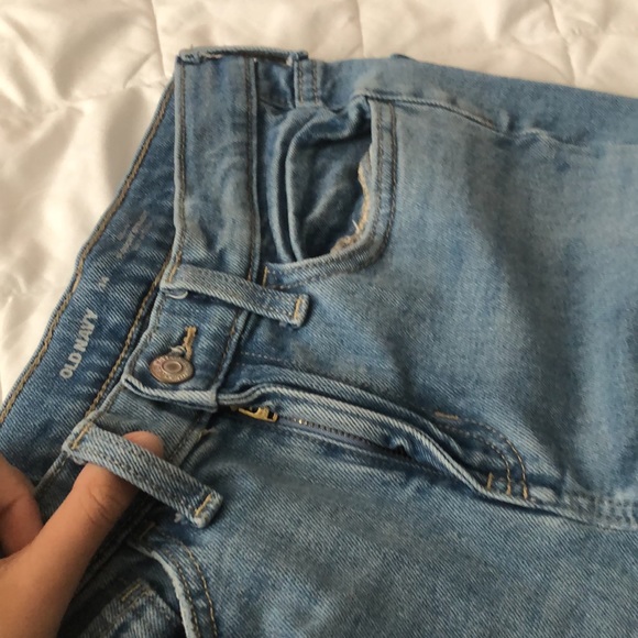 ‼️ONLY WORN TWICE!‼️ Size 14 high rise slouchy straight style OLD NAVY jeans! - Picture 10 of 13
